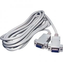 CABO SERIAL FEMEAxFEMEA PADRAO RS232 DB9 3m