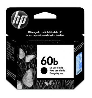 CARTUCHO DE TINTA HP 60B PRETO 4,5ML ORIGINAL
