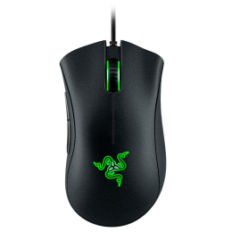 MOUSE GAMER RAZER DEATHADDER ESSENTIAL C/FIO PRETO LED VERDE RZ01-03850100-R3U1