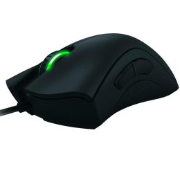 Mouse Gamer Razer Deathadder Essential C/fio Preto Led Verde Rz01-03850100-r3u1